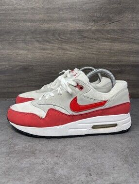Nike Air Max 1 Shoes Kids Size 6.5Y OG Red Sneakers DZ3307-003